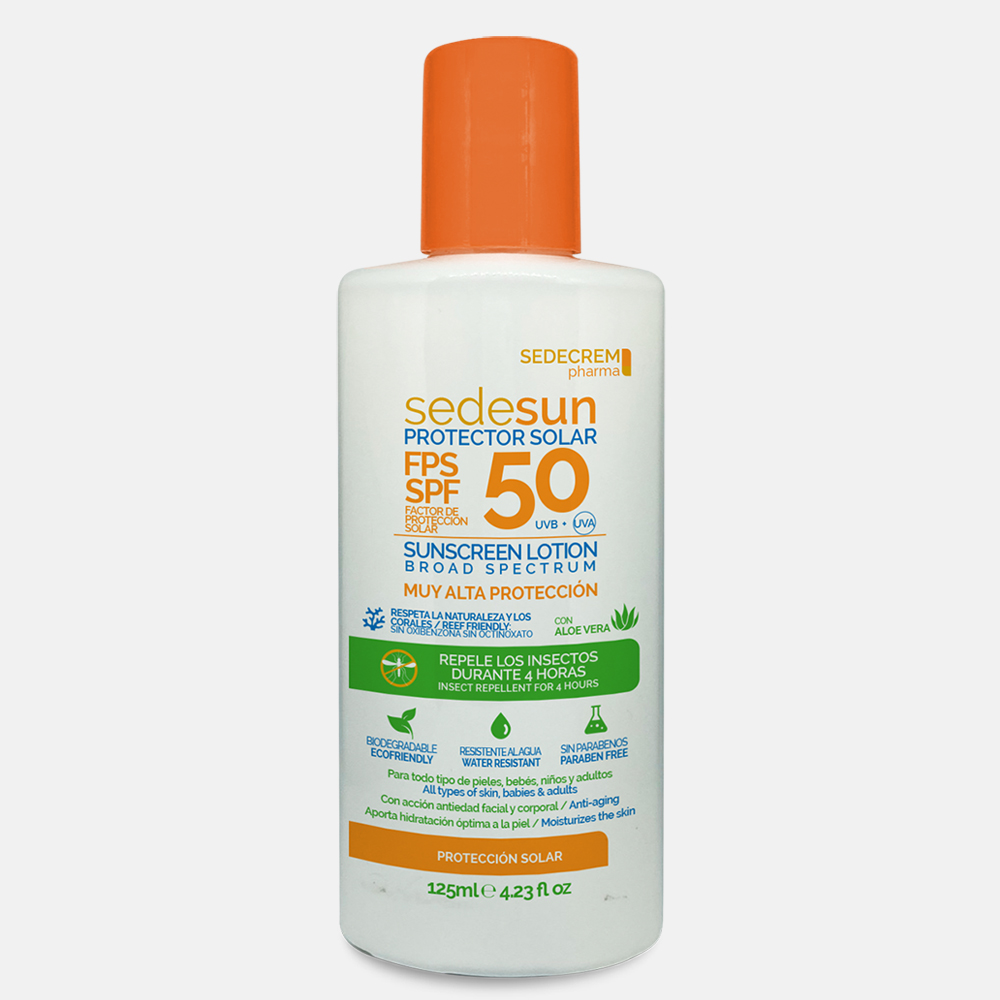 SEDESUN FOTOPROTECTOR FPS 50 REPELENTE CONTRA INSECTOS