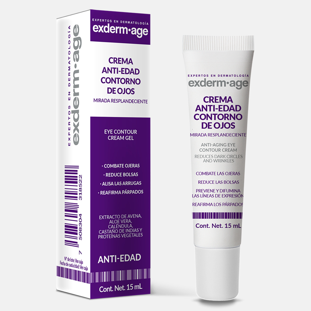 EXDERM AGE CREMA CONTORNO DE OJOS ANTIARRUGAS, OJERAS Y BOLSAS