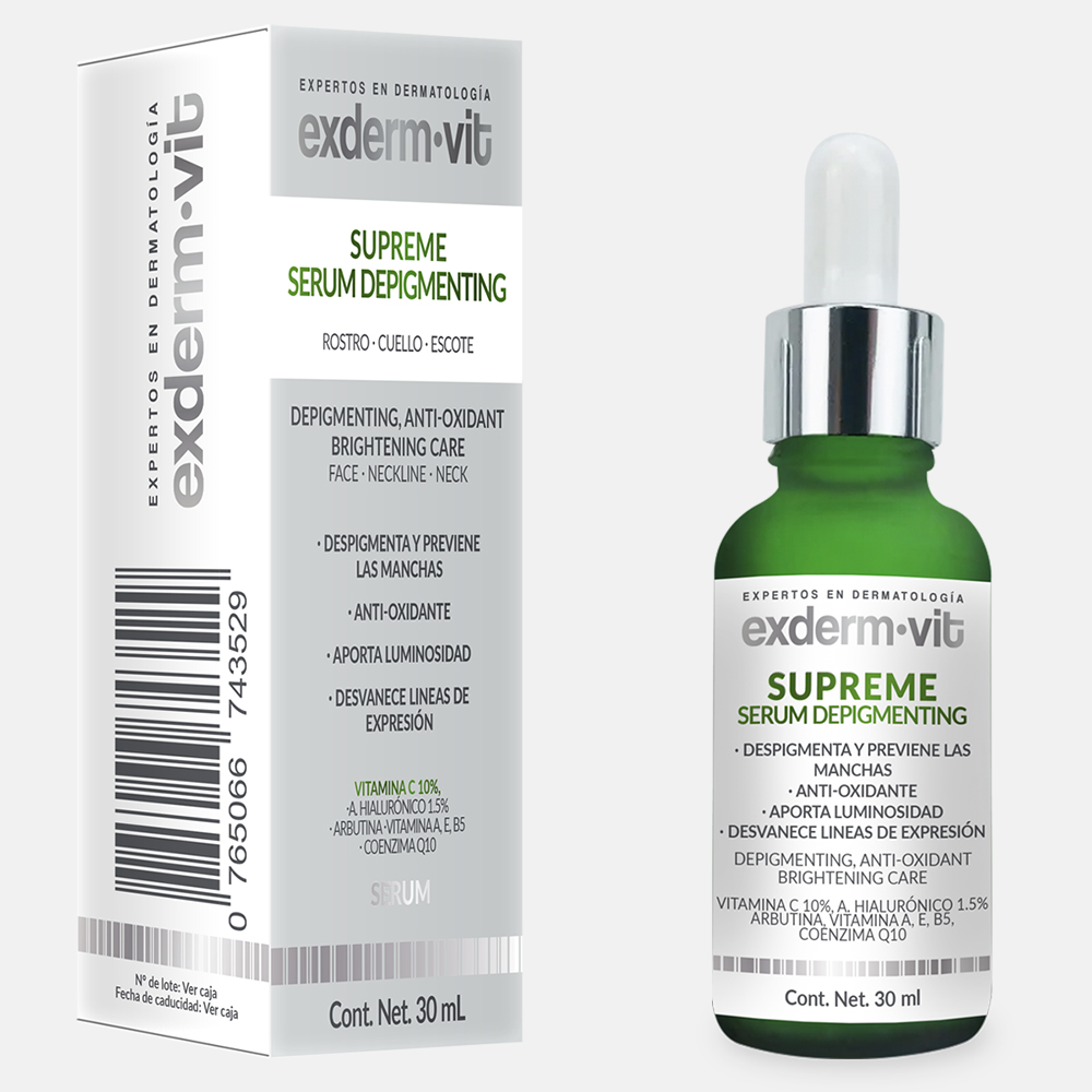 EXDERM VIT SERUM SUPREME  DEPIGMENTING VITAMINA C