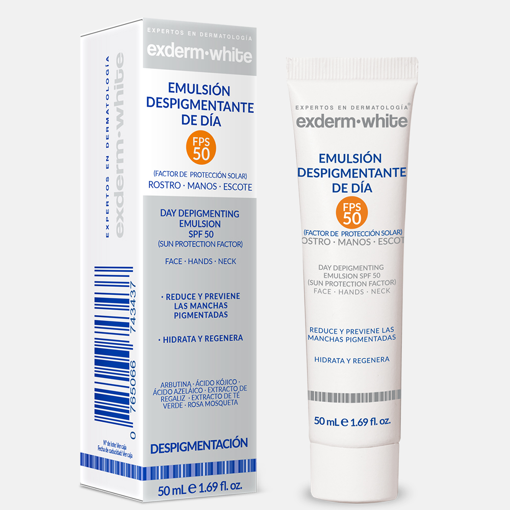 EXDERM WHITE EMULSION DESPIGMENTANTE DE DÍA FPS 50